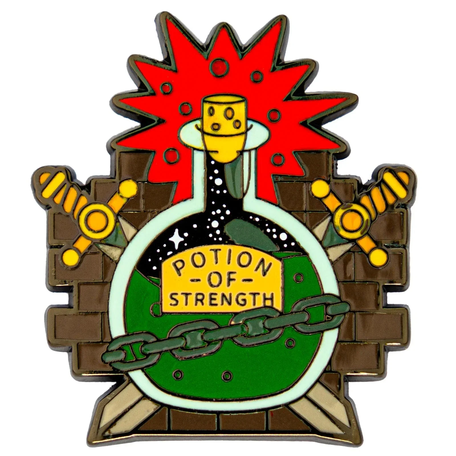 HYPN024: Quest's Reward Fine Art Pin - Potion of Strength