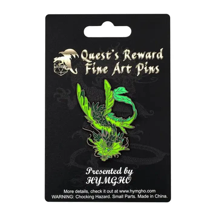 HYPN018: Quest's Reward Fine Art Pin - Wind Dragon - Image 2
