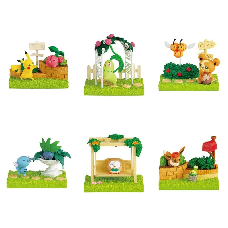Re-Ment: Pokemon Garden Afternoon Sunlight Through Trees Blind Box
