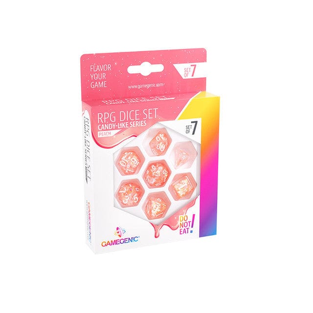 RPG Dice Set: Peach - Candy Like Series