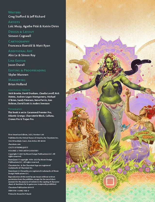 RuneQuest RPG: Cults of RuneQuest - The Earth Goddesses - Image 4