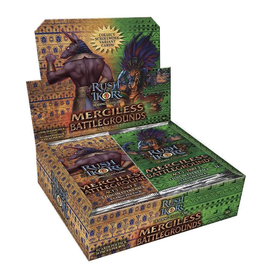 Rush Of Ikorr (TCG): Act 2 Merciless Battlegrounds Booster Display