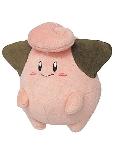 Sanei Pokemon All Star Collection: Cleffa Plush, 6"