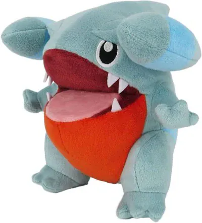 Sanei Pokemon: All Star Collection - Gible Plush, 6"