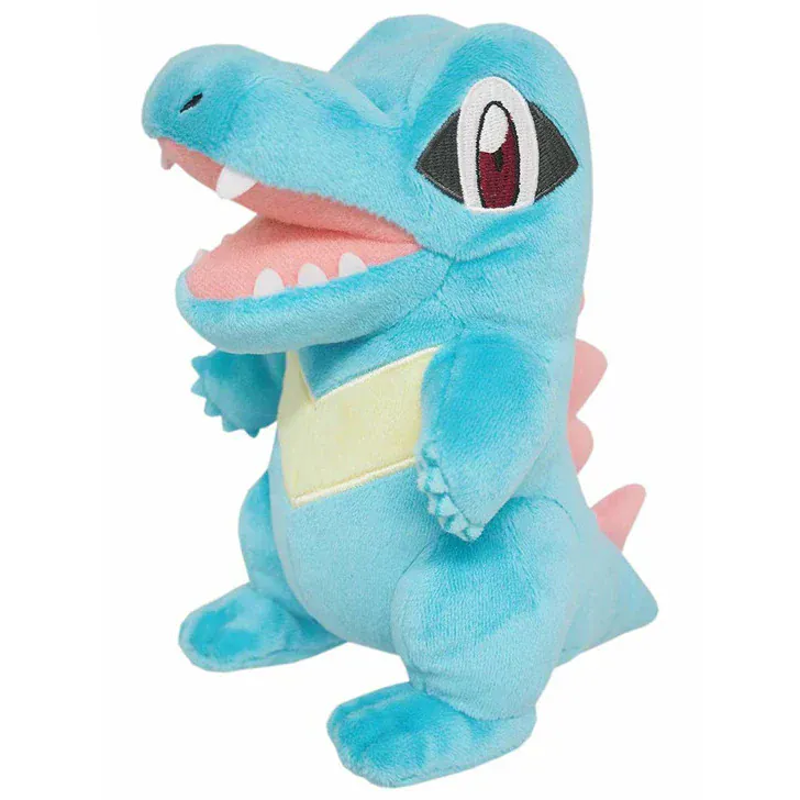 Sanei Pokemon All Star Collection: Totodile Plush, 6.5"