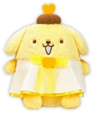 Sanrio Characters Fluffy Ribbon Angel Doll BIG PomPomPurin 10.6"