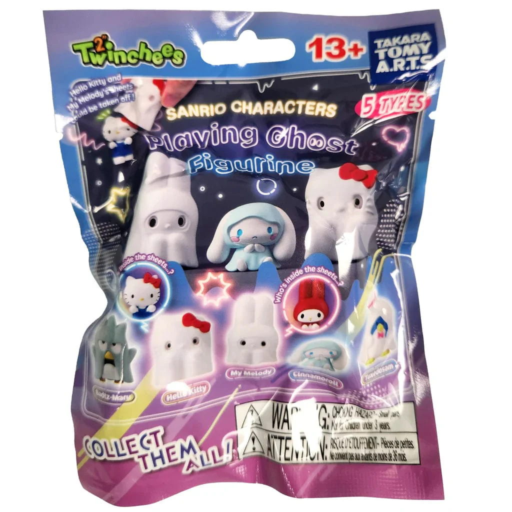 Sanrio: Twinchees Characters Playing Ghost Figurine Mystery Box