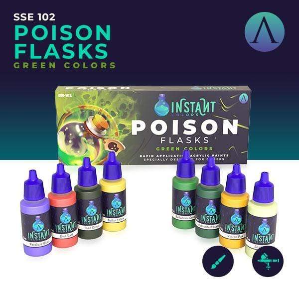 Scale 75 Instant Colors Poison Flasks Green Colors Set