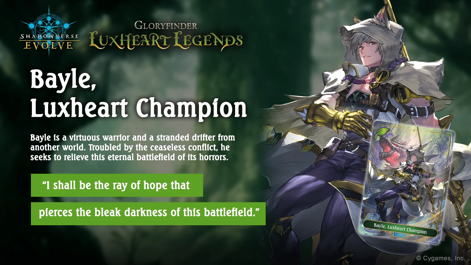 Shadowverse Evolve: Gloryfinder Starter Deck: Luxheart Legends [SVEE-GFD01]