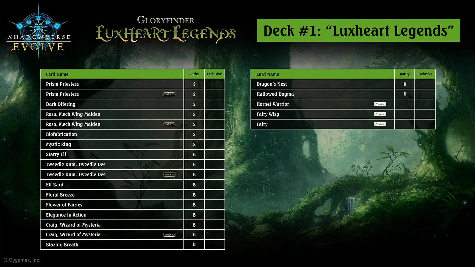 Shadowverse Evolve: Gloryfinder Starter Deck: Luxheart Legends [SVEE-GFD01] - Image 4
