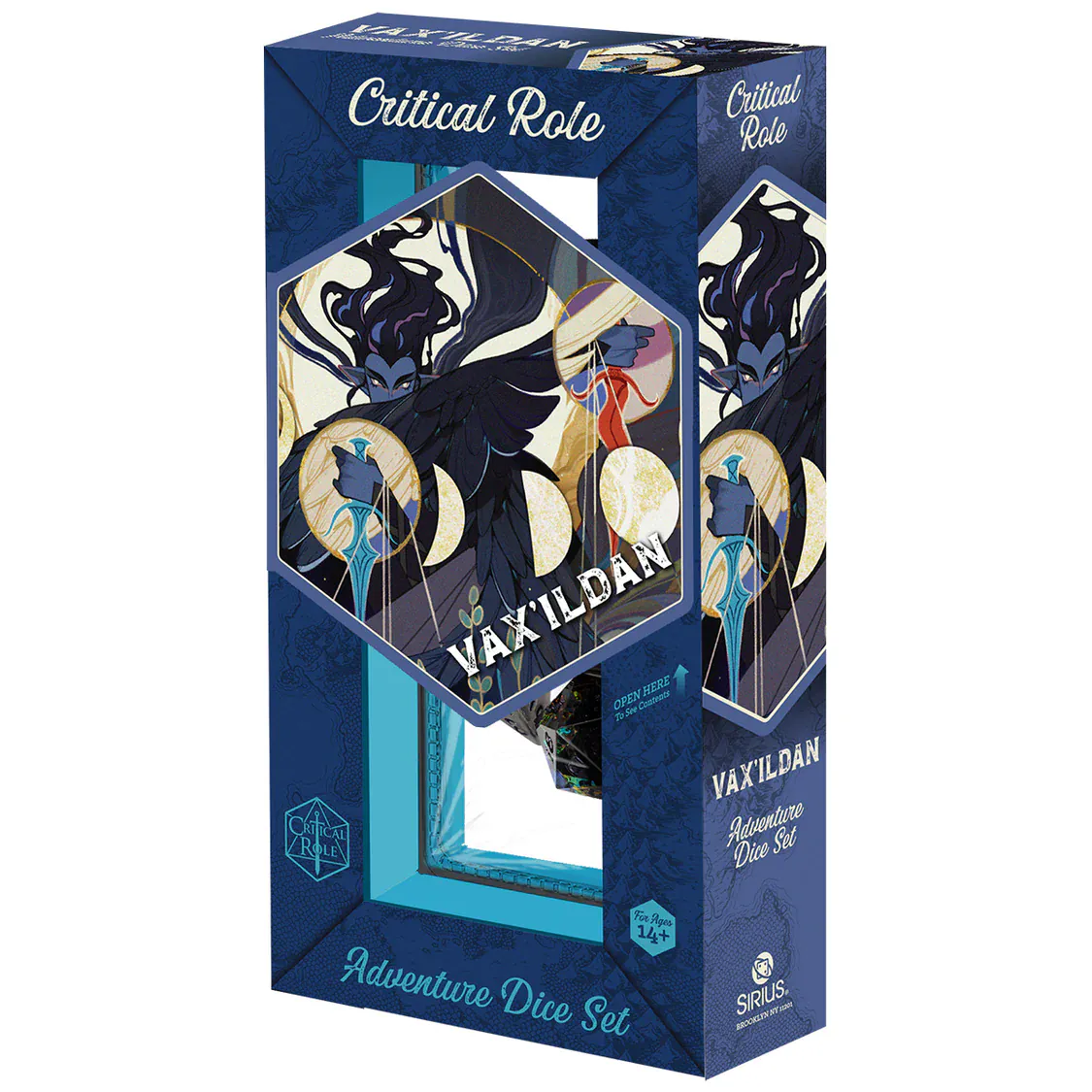 Sirius Dice: Vox Machina Adventure Dice - Vax'ildan (Pre-Order)