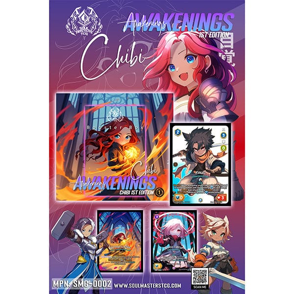 Soul Masters TCG: Awakenings Core Set - Booster Box, 1st Edition Chibi Style - Image 2