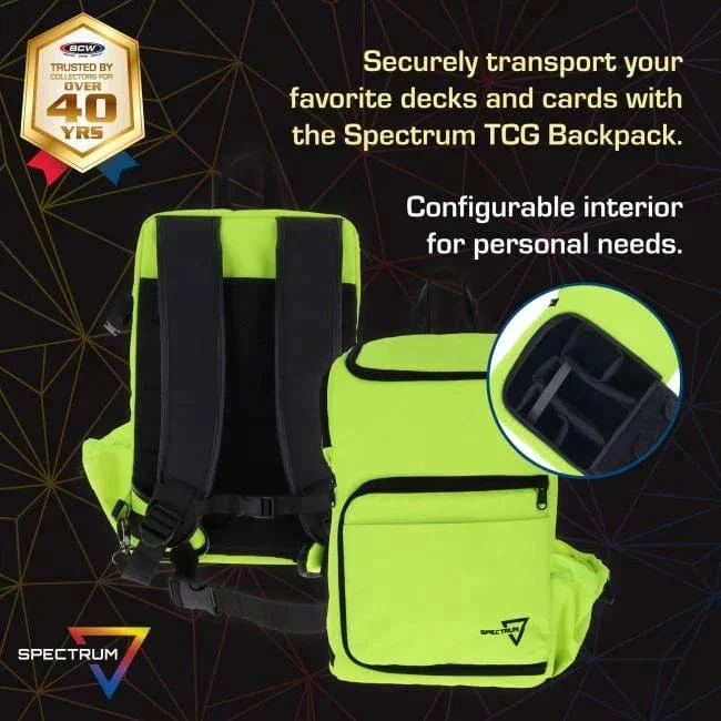 BCW Supplies: Spectrum: TCG Backpack - Radioactive Green - Image 4