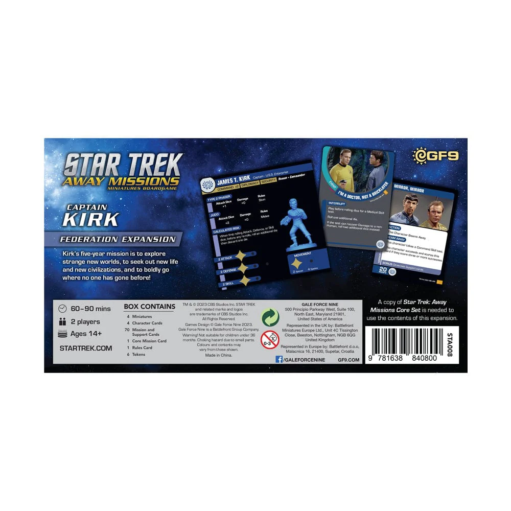 Star Trek Away Missions: Captain Kirk Federation Expansion - Image 4