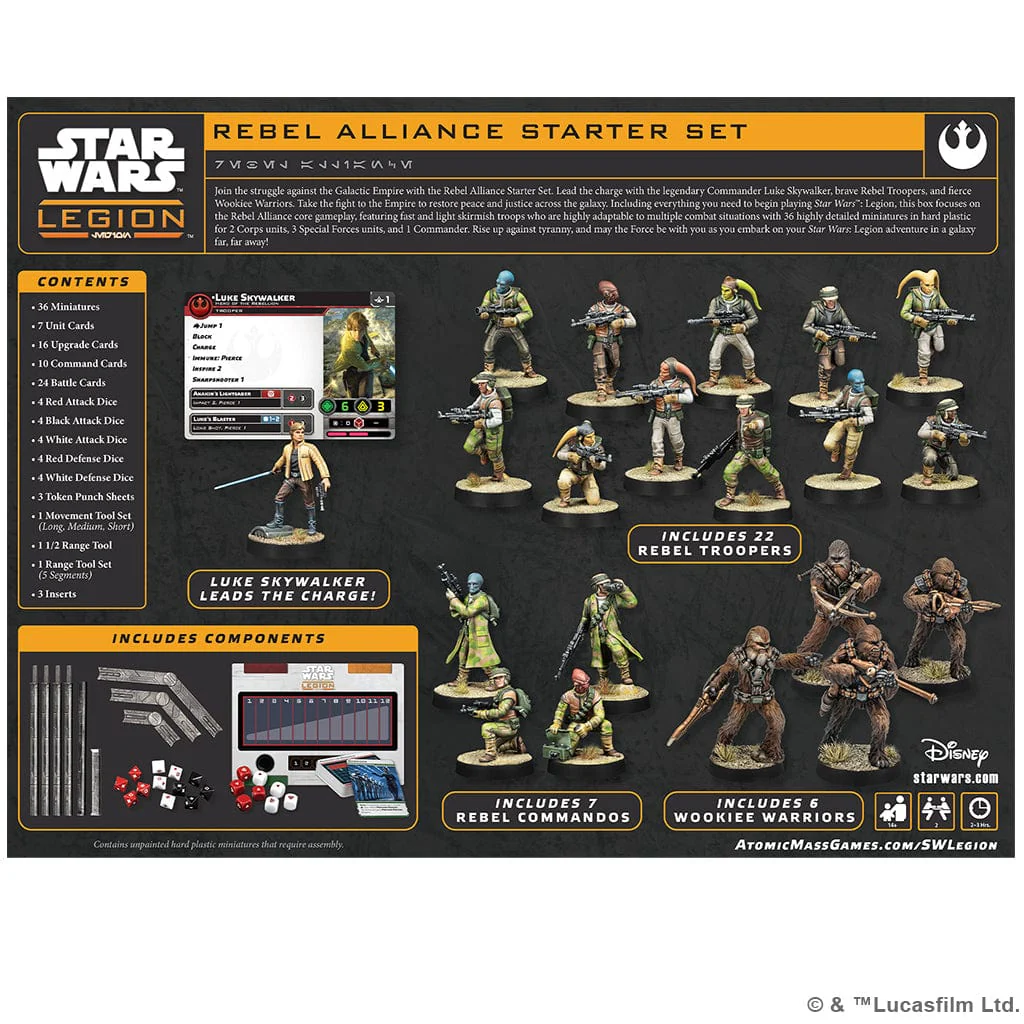 Star Wars: Legion – Rebel Alliance Starter Set - Image 2
