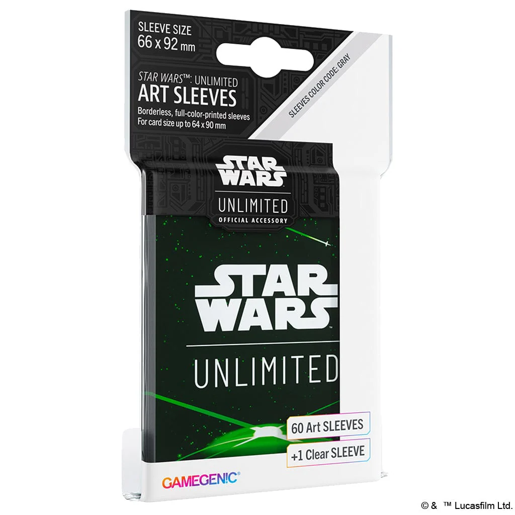Star Wars: Unlimited Premium Art Sleeves - Card Back Green - Image 4