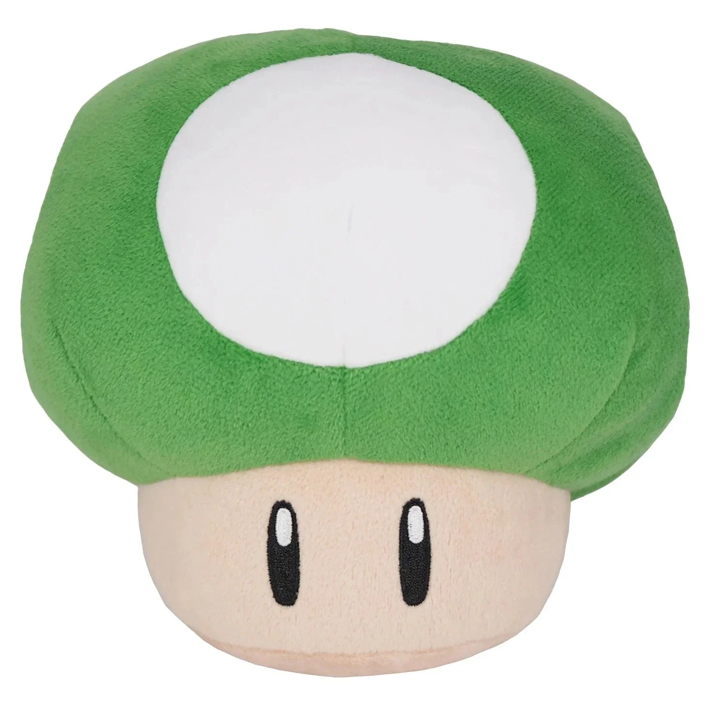 Super Mario Series: Little Buddy Super Mario All Star Collection Green 1-Up Mushroom Plush, 6" - Image 5