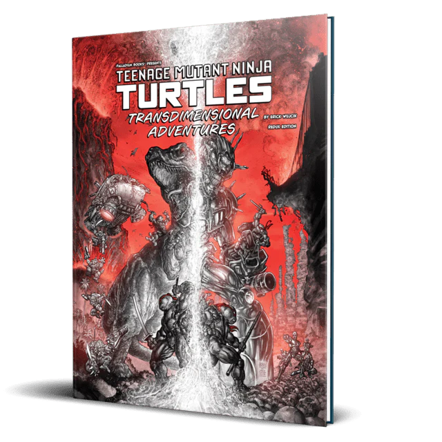 Teenage Mutant Ninja Turtles Transdimensional Adventures Black, White, & Red Edition