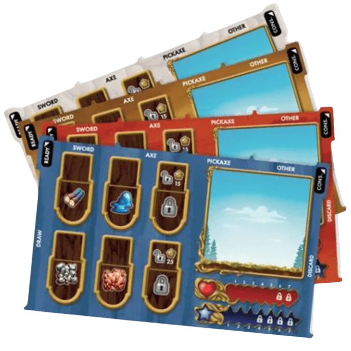 Terraria: The Board Game - Deluxe Player Mat Pack - Image 2