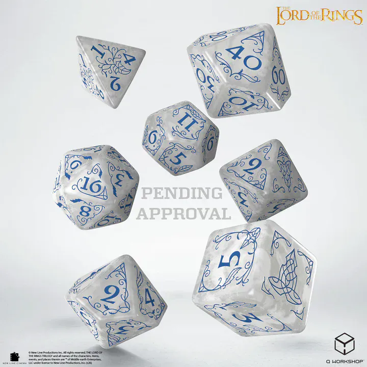 The Lord Of The Rings: Rivendell Dice Set - Stone (Pre-Order) - Image 2