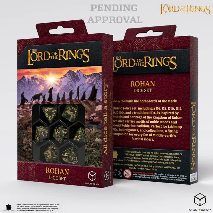 The Lord Of The Rings: Rohan Dice Set (Pre-Order)