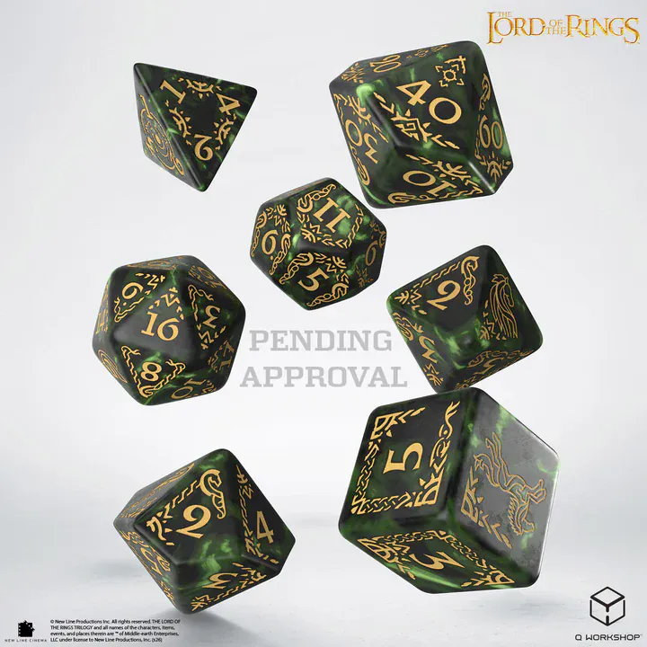 The Lord Of The Rings: Rohan Dice Set (Pre-Order) - Image 2