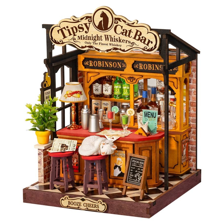 Tipsy Cat Bar Book Nook