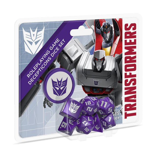 Transformers Roleplaying Game Decepticon Dice Set - Purple