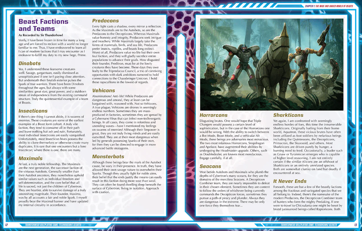 Transformers: RPG - Technorganic Secrets Sourcebook - Image 5