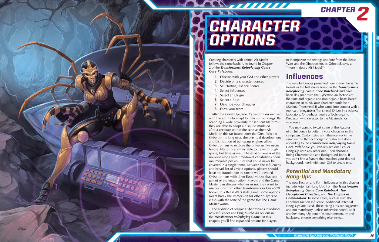 Transformers: RPG - Technorganic Secrets Sourcebook - Image 6