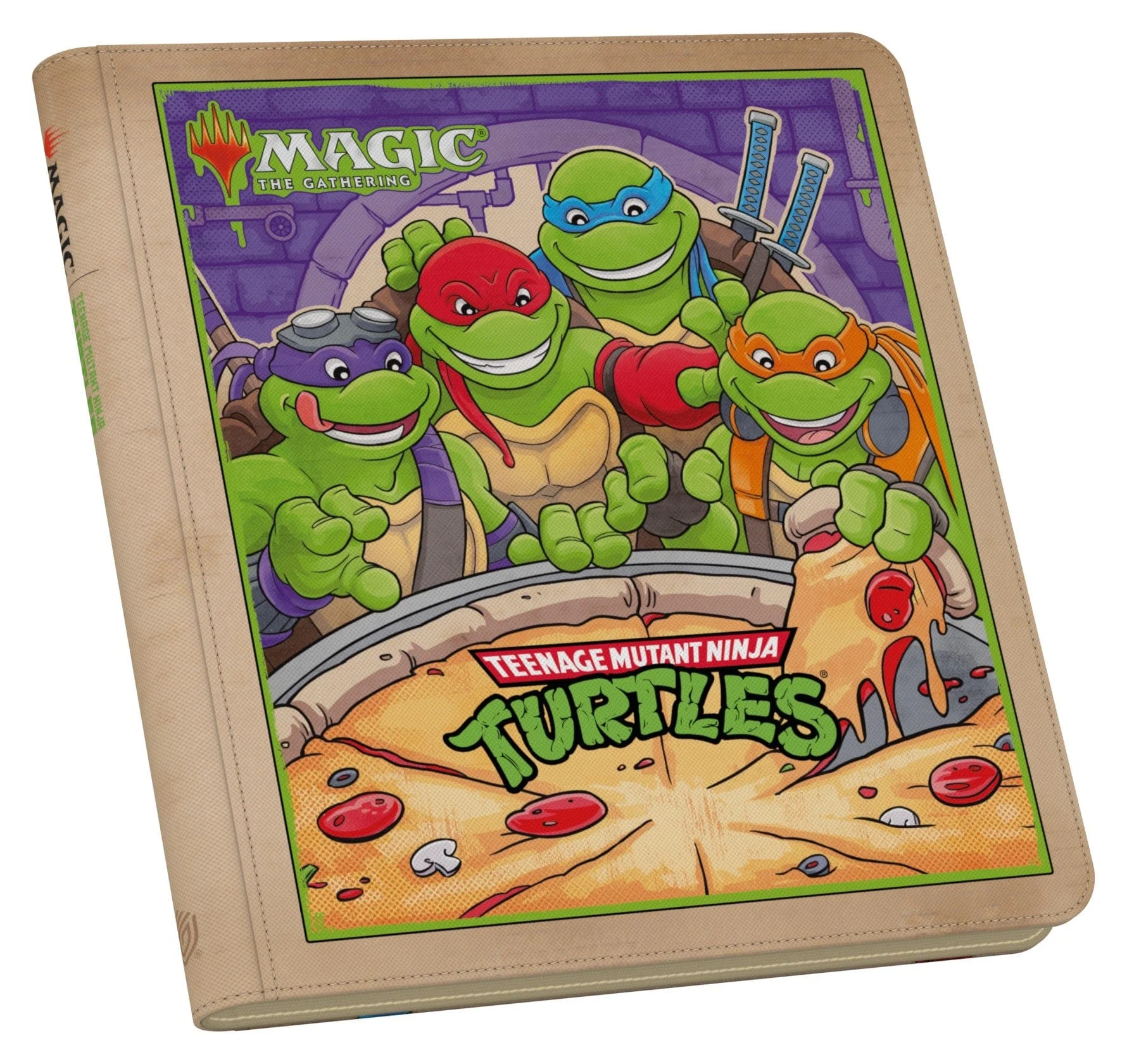 Ultimate Guard: Zipfolio 480 Xenoskin Magic: The Gathering | Teenage Mutant Ninja Turtles - Pizza Box