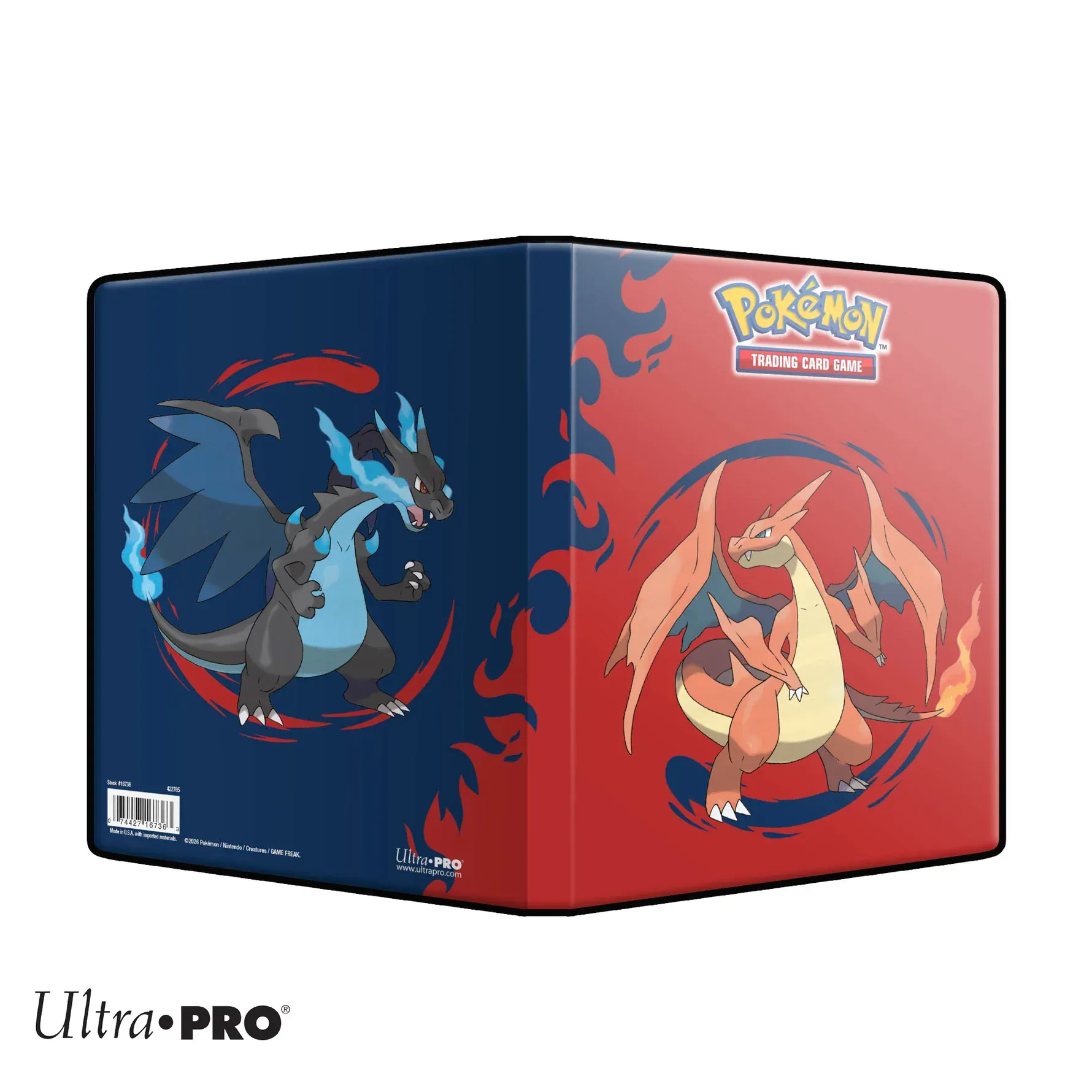 Ultra Pro: 4-Pocket Portfolio - Mega Charizard X and Y