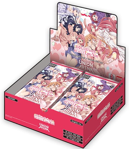 Union Arena Card Game: [UE21BT] The 100 Girlfriends Who Really, Really, Really, Really, Really Love You Booster Display