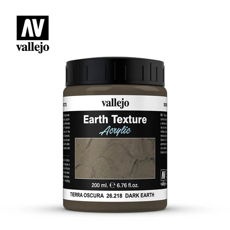 Vallejo: Diorama Effects 26.218 - Earth Texture | Dark Earth