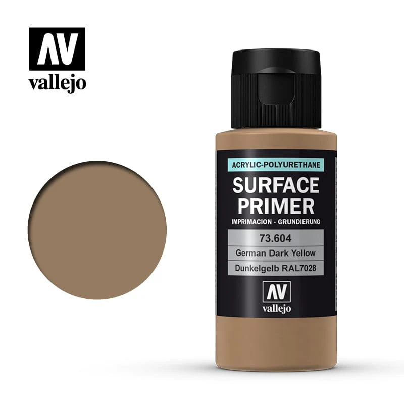 Vallejo: Surface Primer 73.604 - German Dark Yellow 60ml