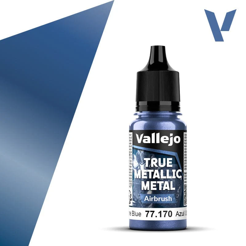 Vallejo: True Metallic Metal Airbrush 77.170 - Ultramarine Blue (18 ml)