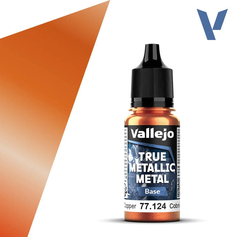 Vallejo: True Metallic Metal Base 77.124 - Ancient Copper (18 ml)