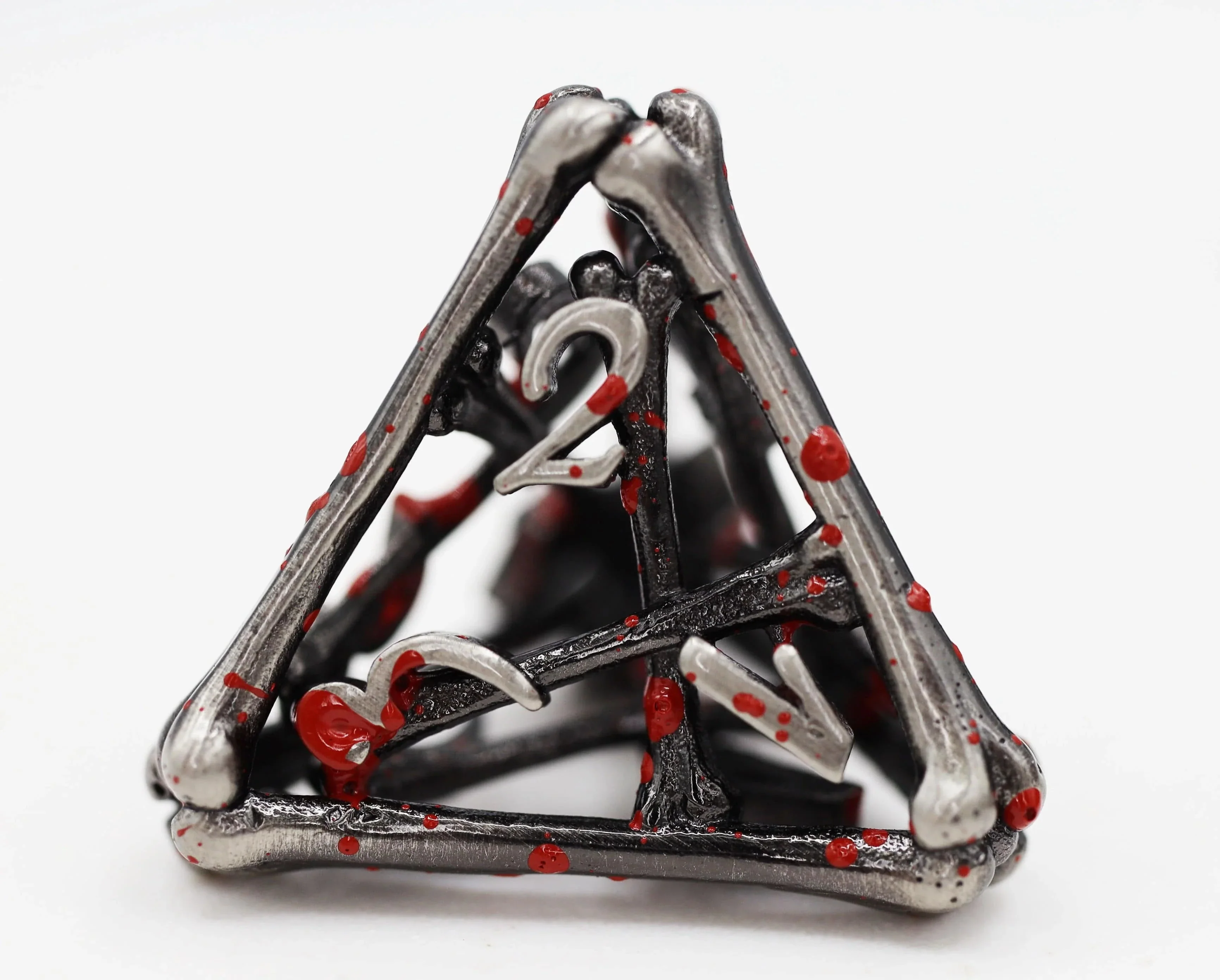Vampire Bones - Hollow Metal RPG Dice Set - Image 4