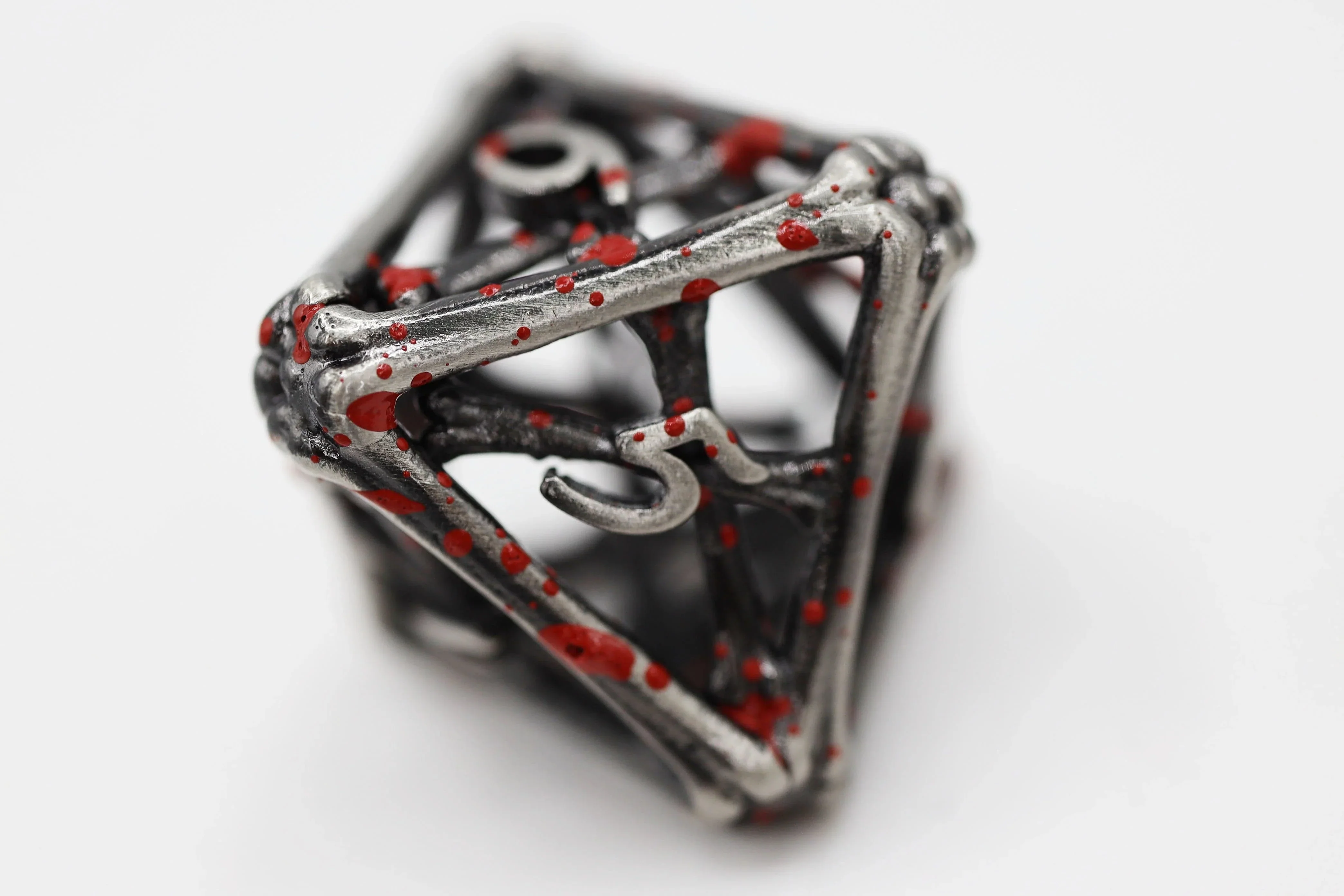 Vampire Bones - Hollow Metal RPG Dice Set - Image 6