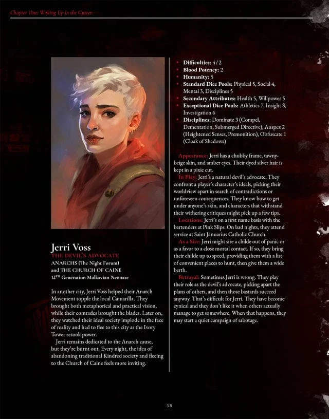 Vampire: The Masquerade Roleplaying Game 5th Edition The Crimson Gutter - Image 5