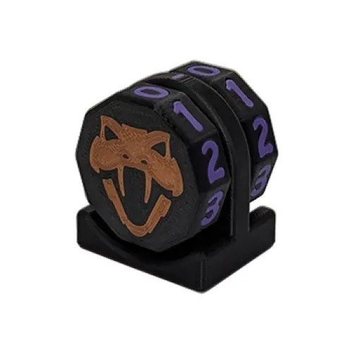 Viper Copperhead Life Counter – Black w/ Purple