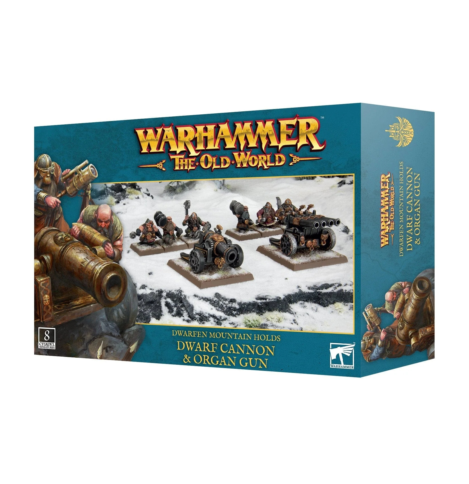 Warhammer The Old World: Dwarfen Mountain Holds - Cannon And Organ Gun