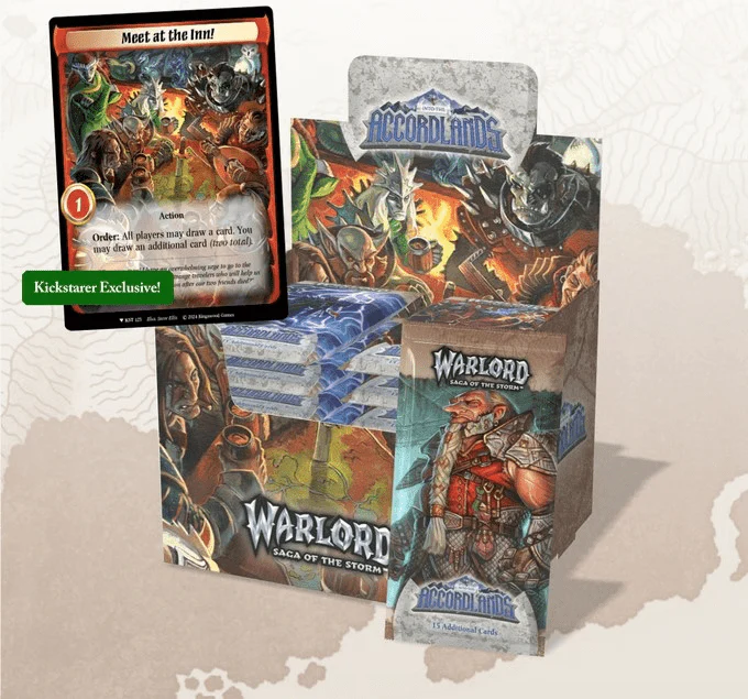 Warlord: Saga of the Storm CCG - Kickstarter Booster Box