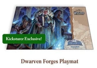 Warlord: Saga of the Storm CCG - Kickstarter Exclusive Dwarven Forges Playmat