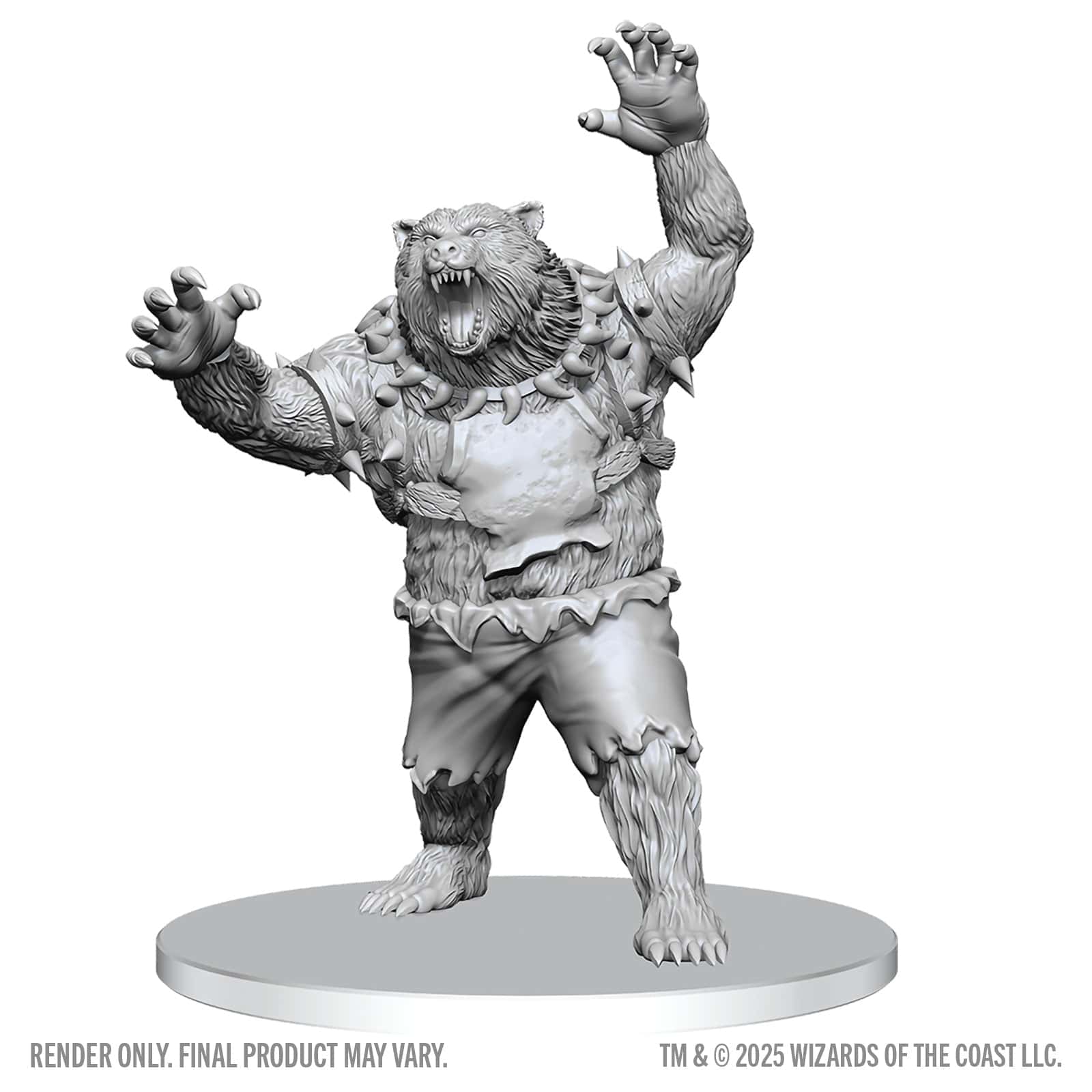 WZK90812 Dungeons & Dragons: Nolzur's Marvelous Miniatures - Werebear