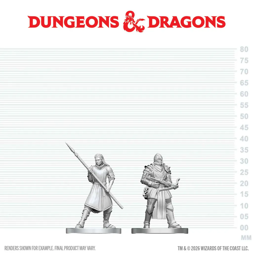 WZK90894 D&D Nolzur's Marvelous Miniatures: Town Guards (Pre-Order) - Image 2
